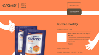Ganhe 2 Amostras Grátis Do Complemento Alimentar Nutren Fortify Da Nestlé!